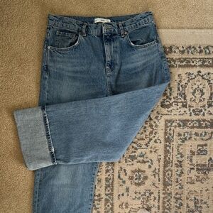 Mango Classic Indigo Straight Jeans